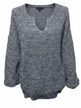 GAP for Good Oversized Heathered Blue and White Sweater size XL